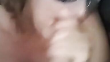 Amateur Wife BJ W/ Cum in Mouth - 15 image