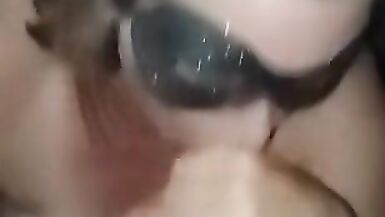 Amateur Wife BJ W/ Cum in Mouth - 3 image