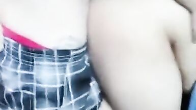 Stranger Fuck my Pregnant Wife Doggy in our Car - 10 image