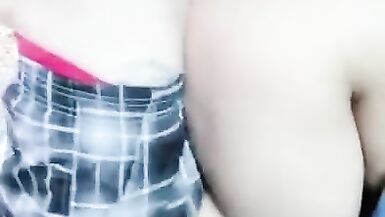 Stranger Fuck my Pregnant Wife Doggy in our Car - 7 image