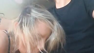 Draining his Fat Dick while he Drives