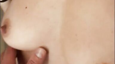 Friend Films EROSPIRATION as she tries on Clothes and then Lets him TOUCH her BREASTS and more - 3 image