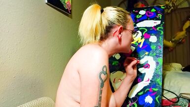 Pittura in topless Broad - 3 image