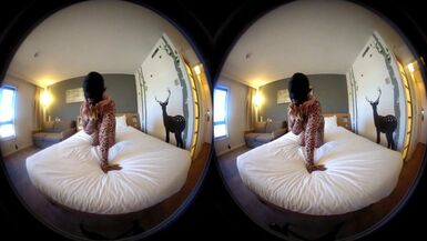 Rachel Nails VR Scratch and tease