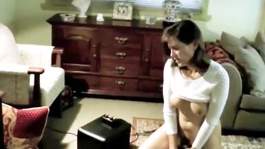 Ultra Sexy Milf Wife Riding Sybian While Hubby Films
