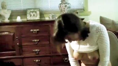 Ultra Sexy Milf Wife Riding Sybian While Hubby Films - 9 image
