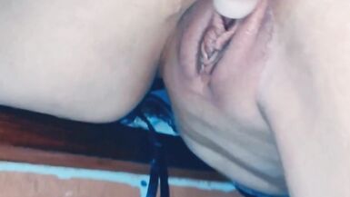 Slutty MILF Masturbates with Big Dildo after Work - 12 image