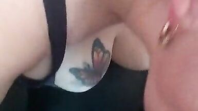 Big tit blowjob cum over tits big nipples - 6 image