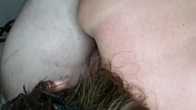 Wife masturbating her wet pussy while licking my ass hole - 8 image