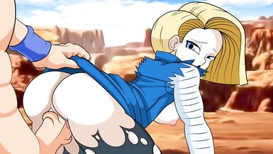 HENTAI DRAGON BALL | GOKU FUCKS CUTE ANDROID 18 - 11 image