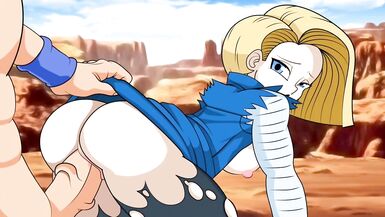 HENTAI DRAGON BALL | GOKU FUCKS CUTE ANDROID 18 - 13 image