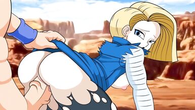 HENTAI DRAGON BALL | GOKU FUCKS CUTE ANDROID 18 - 6 image