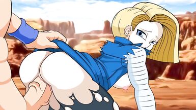 HENTAI DRAGON BALL | GOKU FUCKS CUTE ANDROID 18 - 8 image