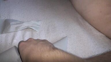 Cuckold hubby clean his cum covered wife after gangbang! - 4 image