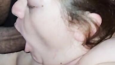 Pregnant BBW Gets Face Fucked for 3 Minutes - 2 image