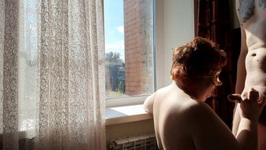 Spontaneous morning sex with hor curvy russian wife - 1 image