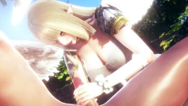 ANGELS BIG TITS RUB AGAINST MY COCK | 3D Hentai - 7 image