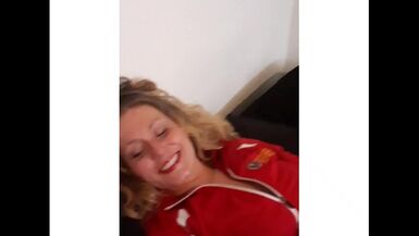 SEXY MILF GETS CAUGHT PLAYING WITH HER PUSSY!! - 1 image