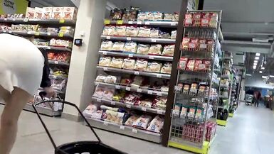 peep, I'm in the store today without panties. - 5 image