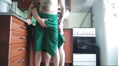 helped me cum by jerking off my cock - 3 image