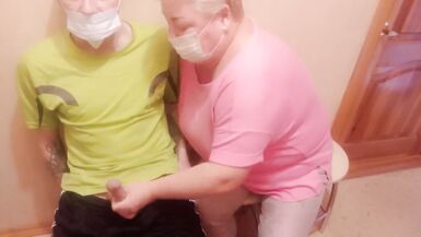 a woman jerks off my cock in the waiting room - 10 image