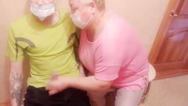 a woman jerks off my cock in the waiting room - 12 image