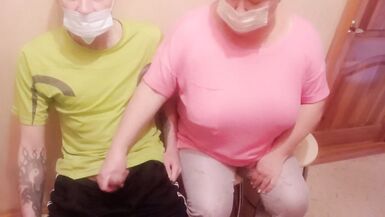 a woman jerks off my cock in the waiting room - 13 image
