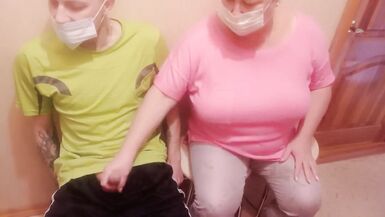 a woman jerks off my cock in the waiting room - 6 image