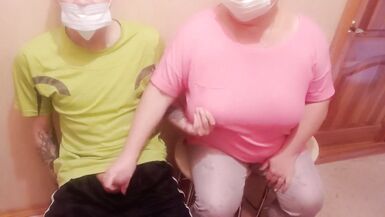 a woman jerks off my cock in the waiting room - 7 image