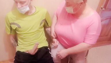 a woman jerks off my cock in the waiting room - 9 image