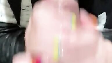 POV, Amateur HOT MILF gives Amazing Close up BLOW JOB on Vacation - 14 image