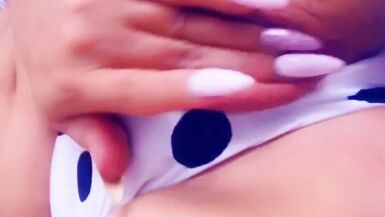 Bikini Blonde MILF Fingering myself