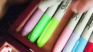Sharpie Challenge 2!!! 40 засунутых в киску - 2 image