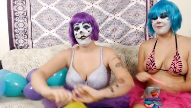 Clowns behind the Scene Katy Cams and Venus Valkyrie