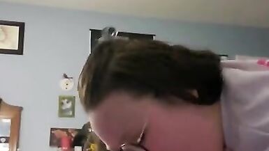 Ma voisine baise dans ma bouche BBW Lunettes Fellation