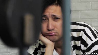 Cop Fucked Hard, Busty Wife of a Prisoner! this Whore was getting High! - 1 image