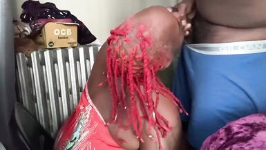 Brownie2njoy Slurps up Da Nut W/nasty Facial and keeps Sucking - 14 image