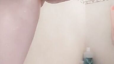 Shaving Legs and Pussy in the Shower - 14 image