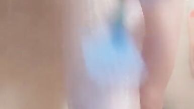 Shaving Legs and Pussy in the Shower - 2 image