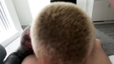 WIDE EYED WHORE SUCKS IRISH COCK - 12 image