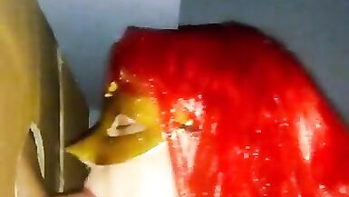 Mamo haciendo gemir de placer en un caliente Glory Hole. - 4 image