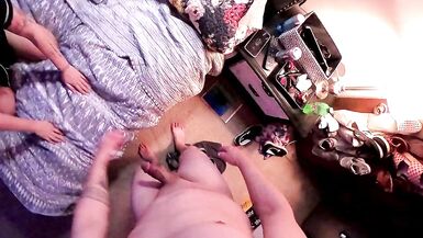 Extreme Pleasure before Bed with Horney MILF Sucking and Fucking on Cam - 10 image