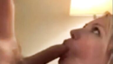 Beautiful wife sucking cock and getting a facial - 4 image