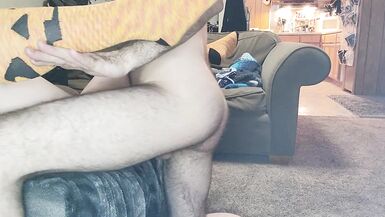 Daddy Shows off his Hairy Cheeks during Accidental Recording...creampie at the end - 10 image