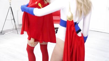 Superheroines Wonder Woman Supergirl Po - 3 image
