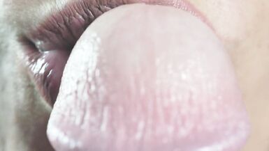 Close up edging blowjob - 6 image
