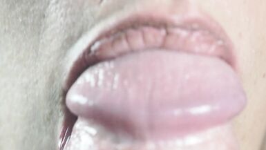 Close up edging blowjob - 8 image