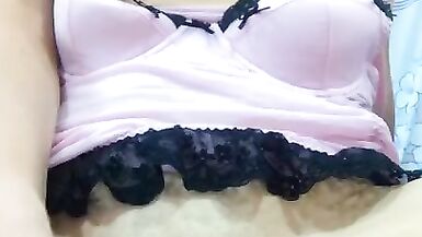 Anal beads entering my pussy until the end - 13 image