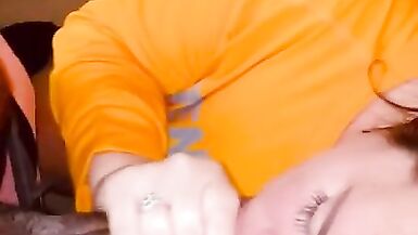 Cheating Housewife Sneaks off to Suck BBC - 2 image