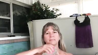 MILF in HOT Tub all Wet - 5 image